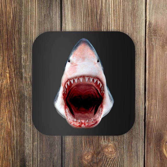 Shark Bite Close Up 3D Coaster