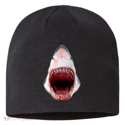 Shark Bite Close Up 3D Sustainable Beanie
