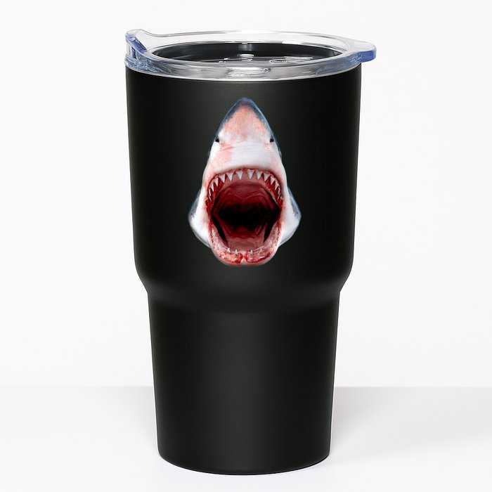 Shark Bite Close Up 3D Tumbler