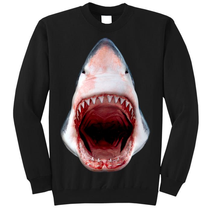 Shark Bite Close Up 3D Tall Sweatshirt