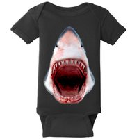 Shark Bite Close Up 3D Baby Bodysuit