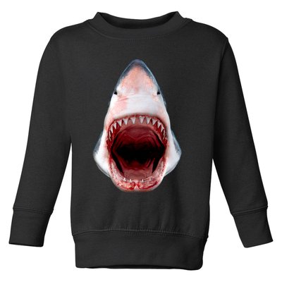 Shark Bite Close Up 3D Toddler Sweatshirt