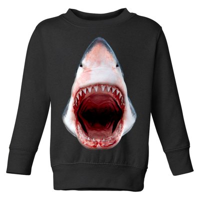 Shark Bite Close Up 3D Toddler Sweatshirt