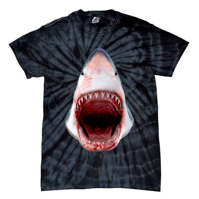 Shark Bite Close Up 3D Tie-Dye T-Shirt