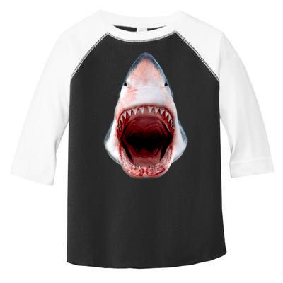 Shark Bite Close Up 3D Toddler Fine Jersey T-Shirt