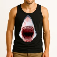 Shark Bite Close Up 3D Tank Top
