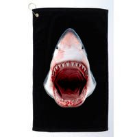 Shark Bite Close Up 3D Golf Towel