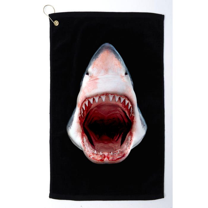 Shark Bite Close Up 3D Golf Towel
