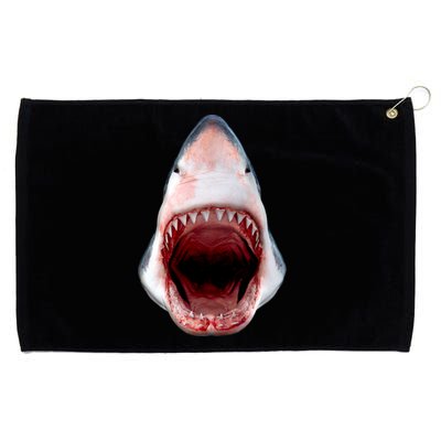 Shark Bite Close Up 3D Grommeted Golf Towel