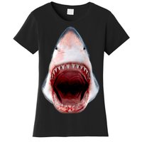 Shark Bite Close Up 3D Women's T-Shirt