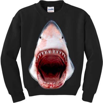 Shark Bite Close Up 3D Kids Sweatshirt