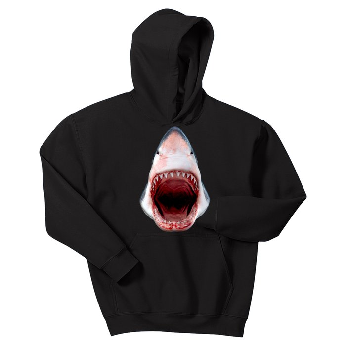 Shark Bite Close Up 3D Kids Hoodie