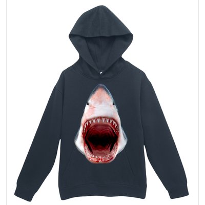 Shark Bite Close Up 3D Urban Pullover Hoodie