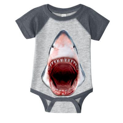 Shark Bite Close Up 3D Infant Baby Jersey Bodysuit