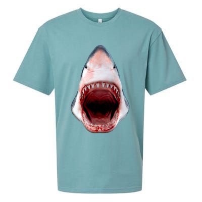 Shark Bite Close Up 3D Sueded Cloud Jersey T-Shirt