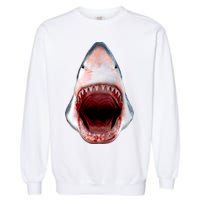 Shark Bite Close Up 3D Garment-Dyed Sweatshirt