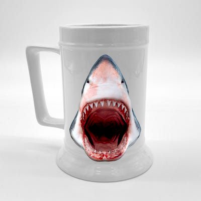 Shark Bite Close Up 3D Beer Stein