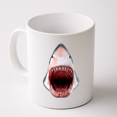 Shark Bite Close Up 3D Coffee Mug