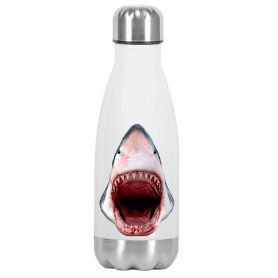 Shark Bite Close Up 3D Stainless Steel Insulated Water Bottle