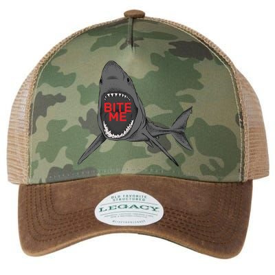 Shark Bite Me Legacy Tie Dye Trucker Hat