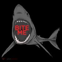 Shark Bite Me Flatbill Hat