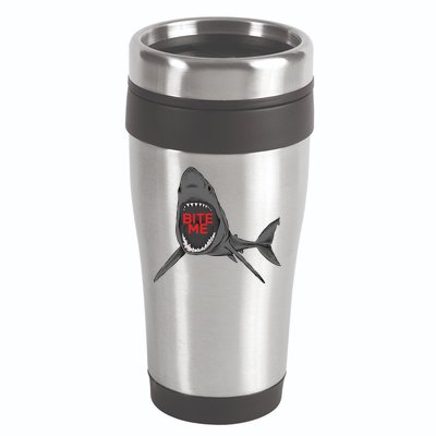 Shark Bite Me 16oz Travel Tumbler