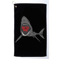 Shark Bite Me Golf Towel