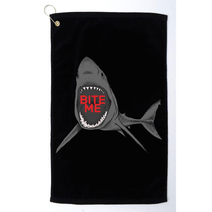 Shark Bite Me Golf Towel