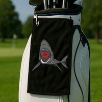 Shark Bite Me Golf Towel