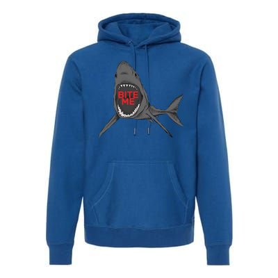 Shark Bite Me Premium Hoodie