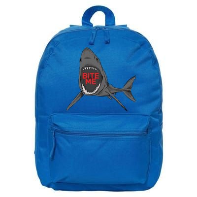 Shark Bite Me 16 in Basic Backpack