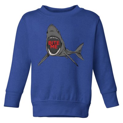 Shark Bite Me Toddler Sweatshirt