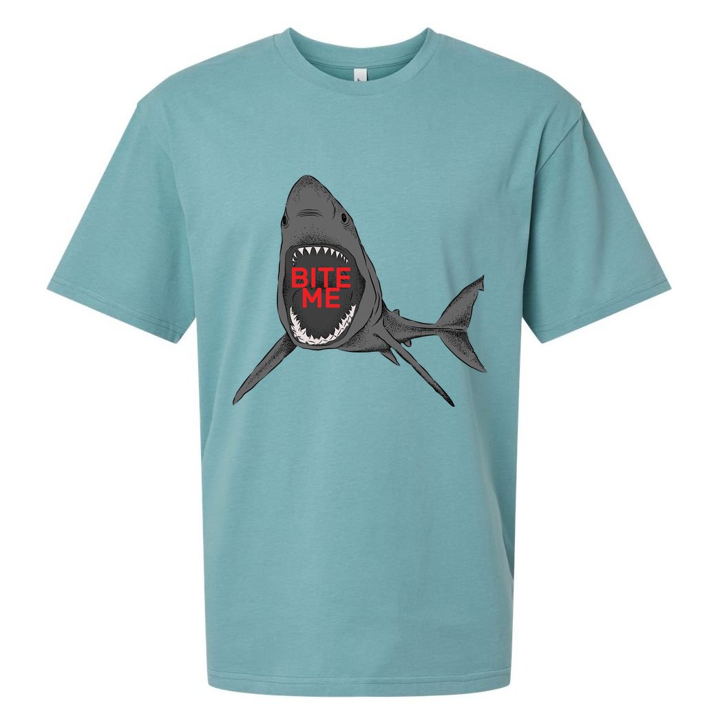 Shark Bite Me Sueded Cloud Jersey T-Shirt