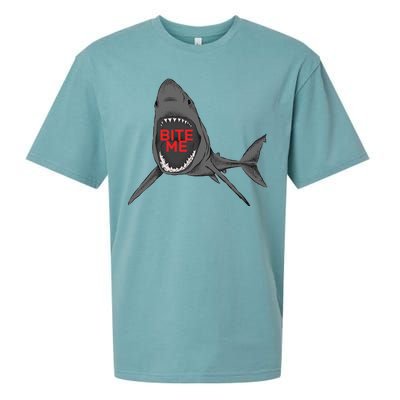 Shark Bite Me Sueded Cloud Jersey T-Shirt