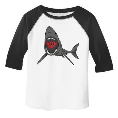 Shark Bite Me Toddler Fine Jersey T-Shirt