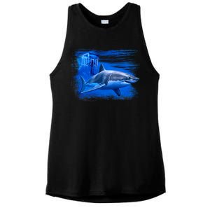 Shark Cage Ladies PosiCharge Tri-Blend Wicking Tank