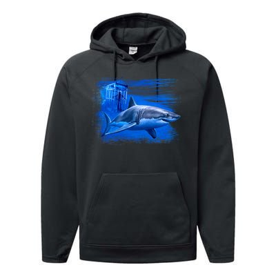 Shark Cage Performance Fleece Hoodie