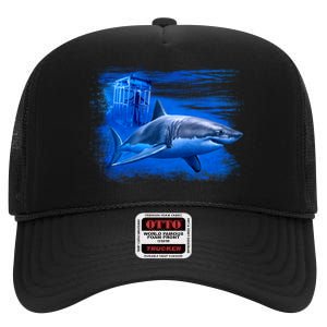 Shark Cage High Crown Mesh Back Trucker Hat