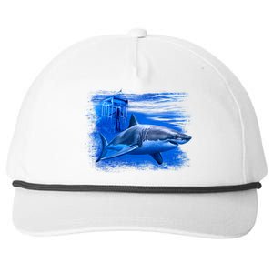 Shark Cage Snapback Five-Panel Rope Hat