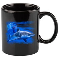 Shark Cage 11oz C Handle Ceramic Mug
