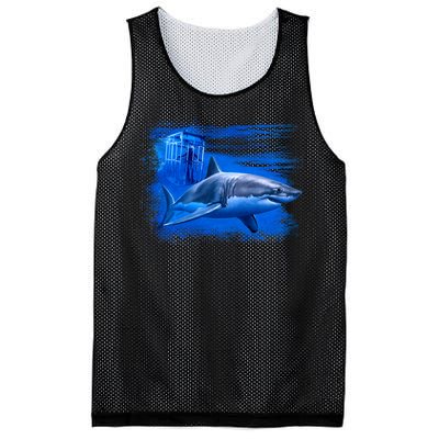 Shark Cage Mesh Reversible Basketball Jersey Tank