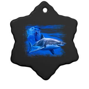 Shark Cage Ceramic Star Ornament