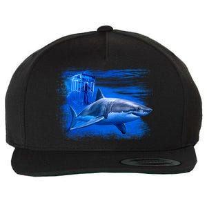 Shark Cage Wool Snapback Cap