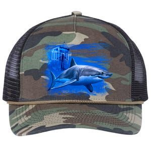 Shark Cage Retro Rope Trucker Hat Cap