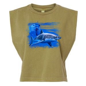 Shark Cage Garment-Dyed Women's Muscle Tee