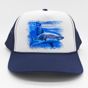 Shark Cage Trucker Hat