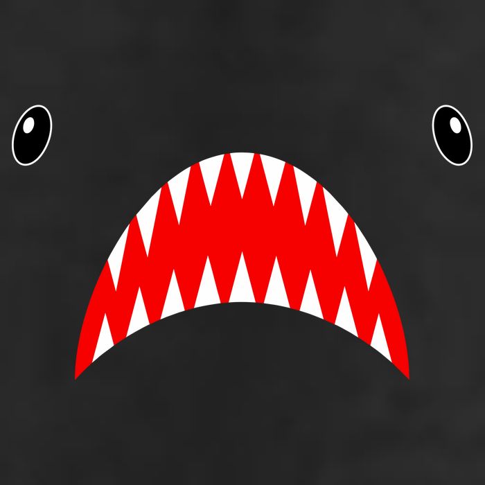 Shark Face Teeth Big Week Costume Adult Drive Performance Visor