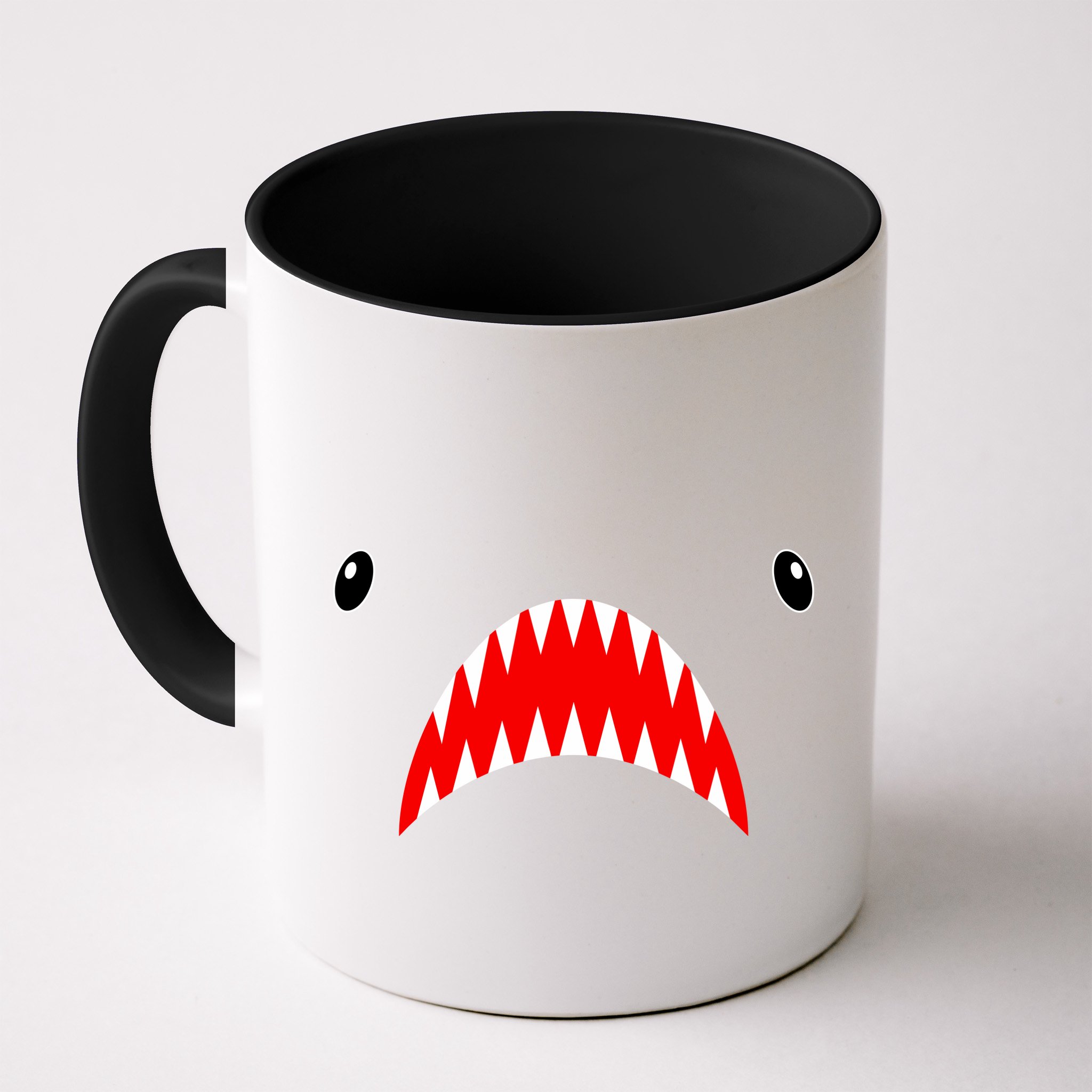 Shark Face Teeth Big Week Costume Mug