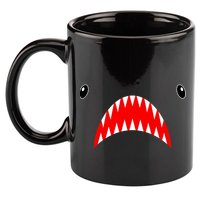 Shark Face Teeth Big Week Costume 11oz C Handle Ceramic Mug