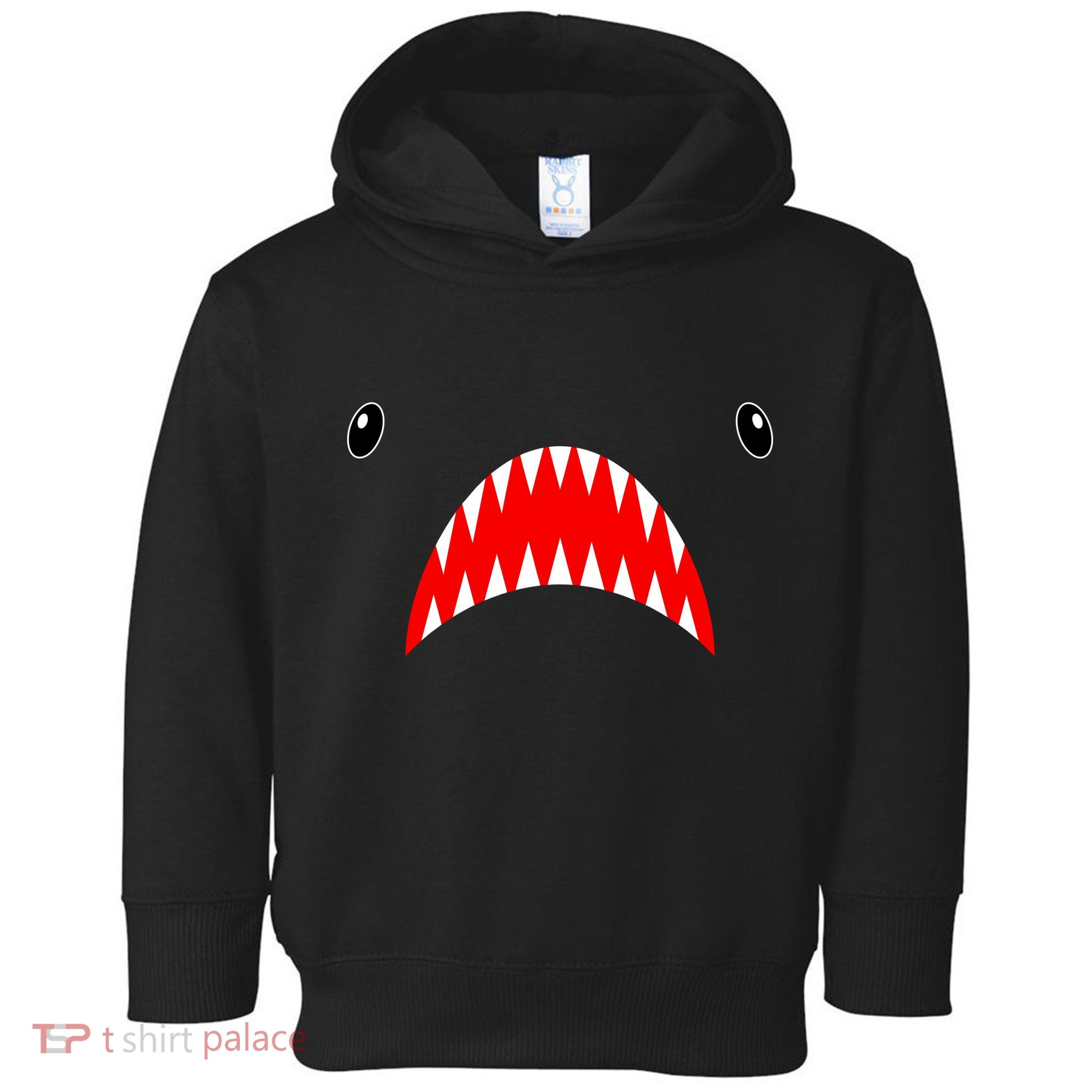 Shark Face Teeth Big Week Costume Toddler Hoodie